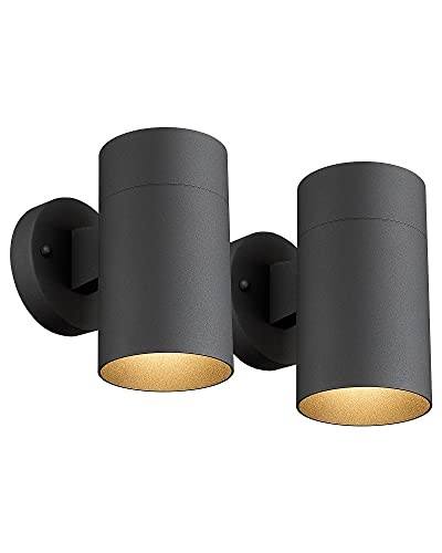 Outdoor Wall Sconce, Exterior Wall Light 7.48 x 4.17 x4.72 inch 2 Pack