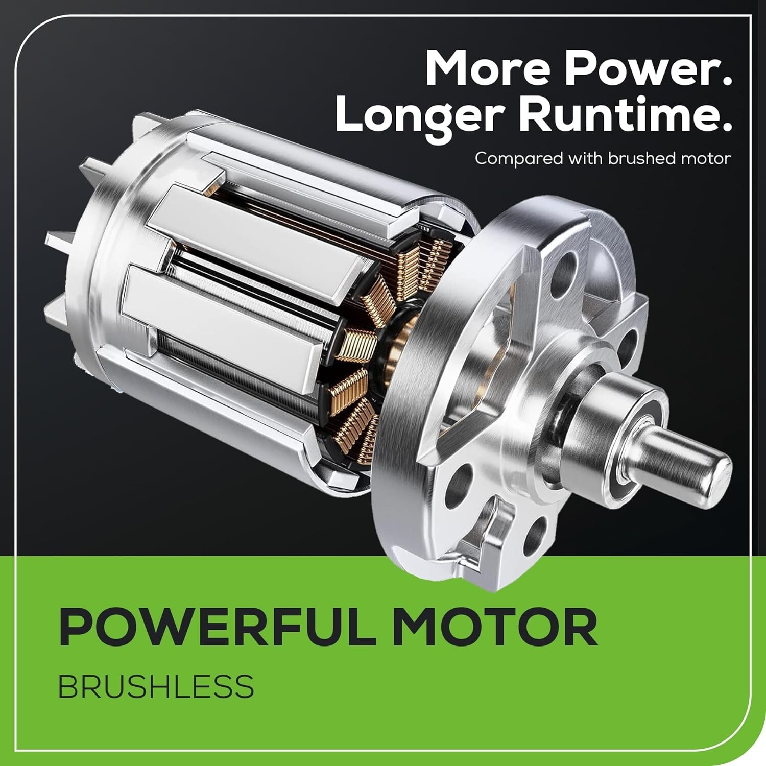Greenworks 24V Brushless 1/4″ Cordless Impact Driver, (2) 2.0Ah Batteries, Comp