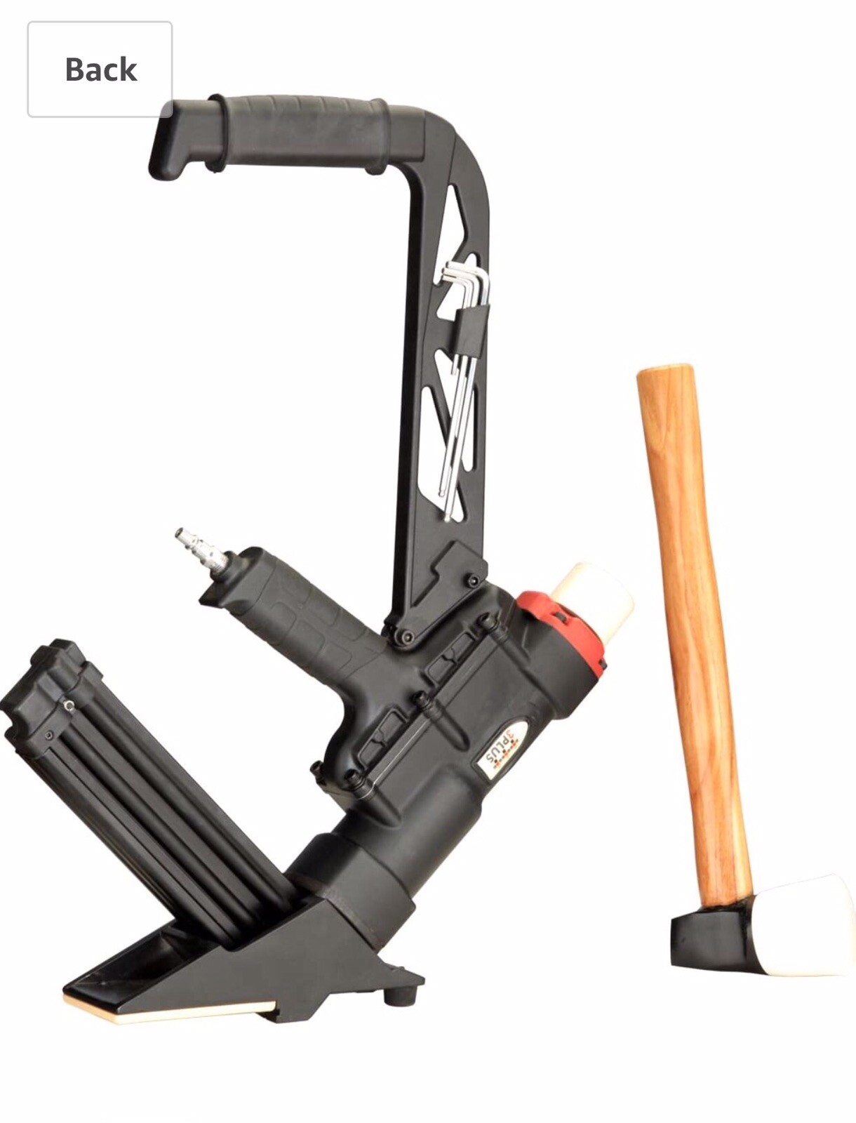 3 Plus HFSNSP 2-in-1 Pnuematic Flooring Nailer/Stapler BRAND NEW