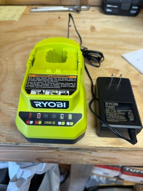 Genuine OEM RYOBI PCG002 18V Volt ONE+ Lithium-Ion Battery Charger NEW