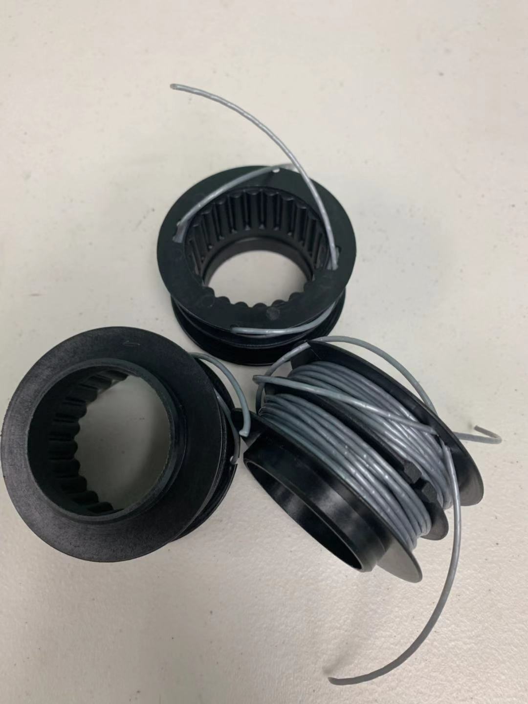 3 pack Greenworks .080 80V Front Mount String Trimmer Replacement Spool SB00L00