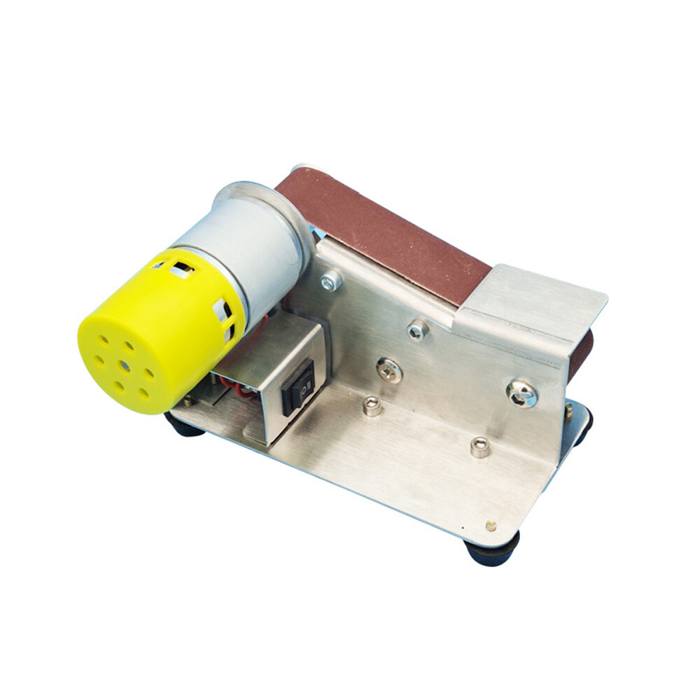 Mini Electric Grinder Belt Sander Polishing Grinding Knife DIY Sharpener Machine