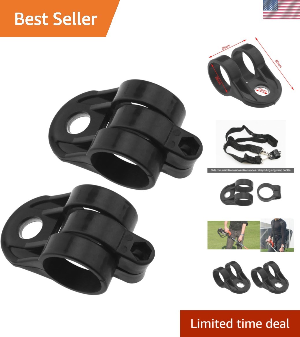 2pcs 26mm Brushcutter Harness Clip – Easy Install Hook for Lawn Mowers