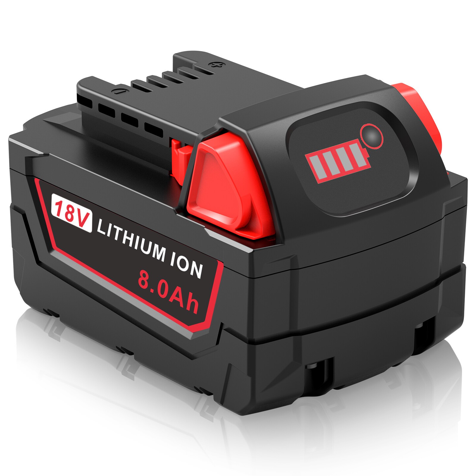 8.0AH Battery/Charger For Milwaukee For M18 18V Extended Capacity 48-11-1860