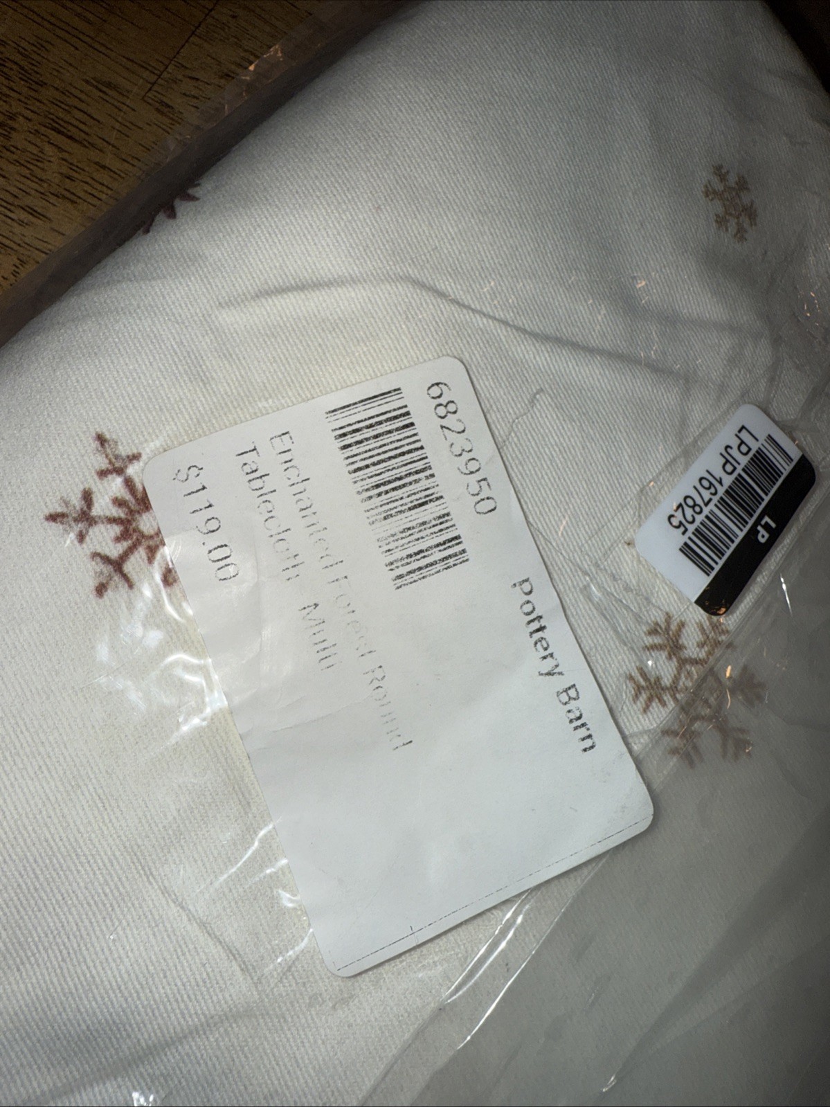 Pottery Barn Enchanted Forest Round Tablecloth