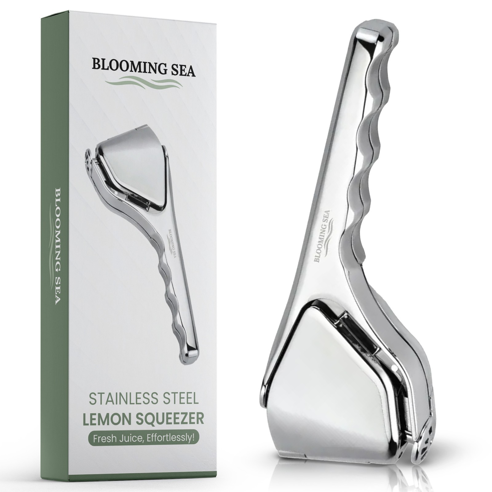 Blooming Sea Lemon Squeezer – Compact & Heavy-Duty Citrus Press Juicer
