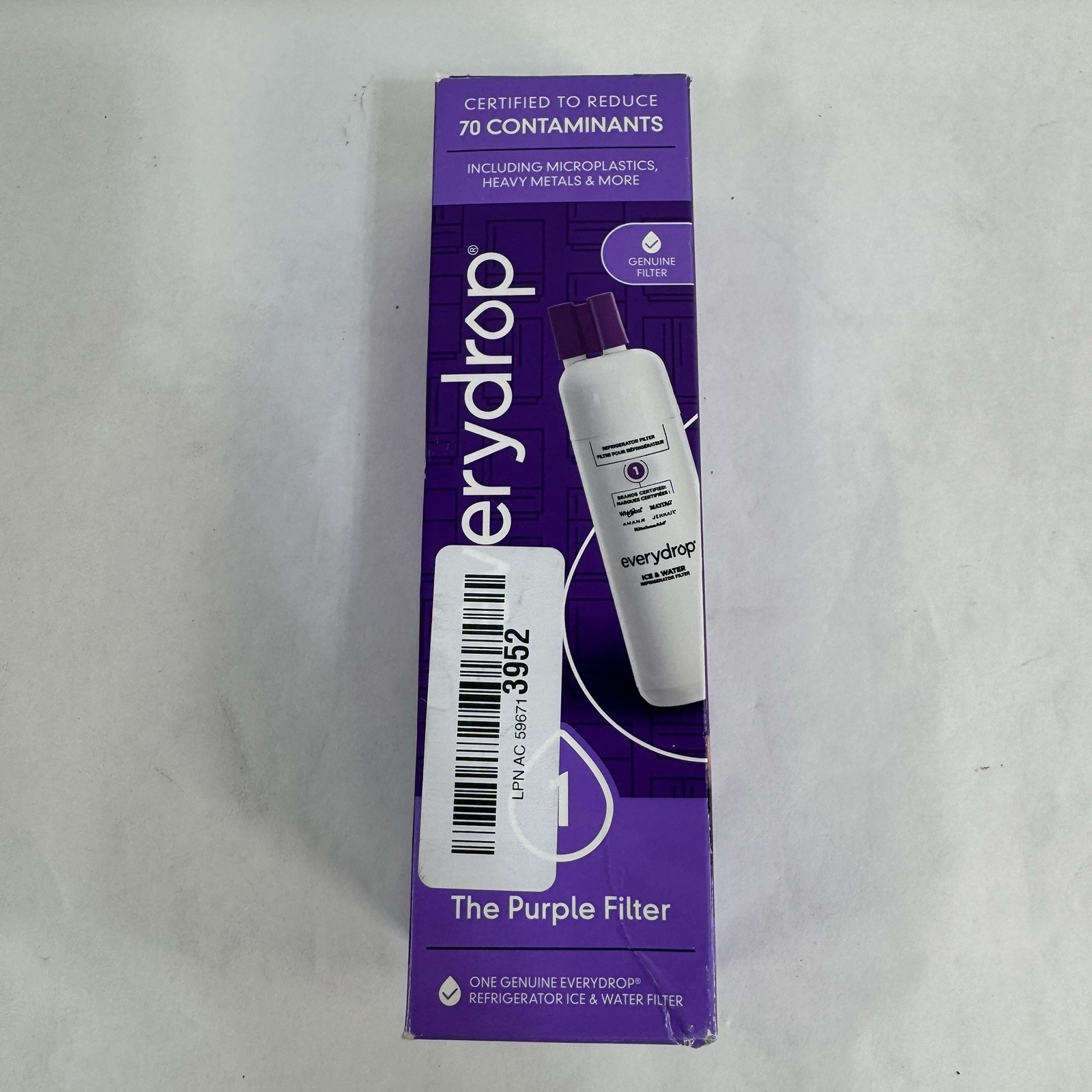 NEW EveryDrop EDR1RXD1 W10295370A Water Filter OEM Genuine New