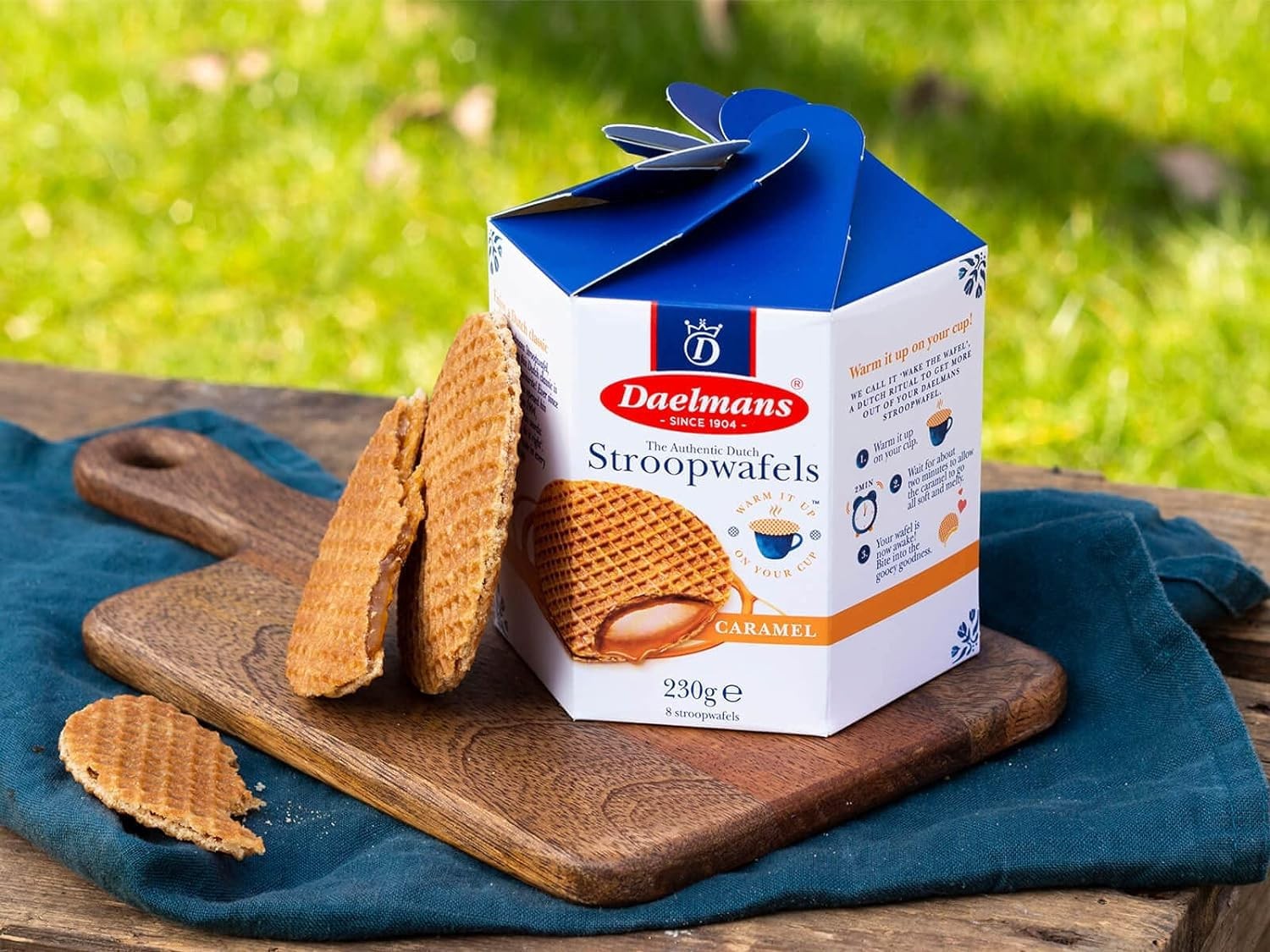 DAELMANS Caramel Stroopwafels – Authentic Soft Toasted 8.11 Ounce (Pack of 1)