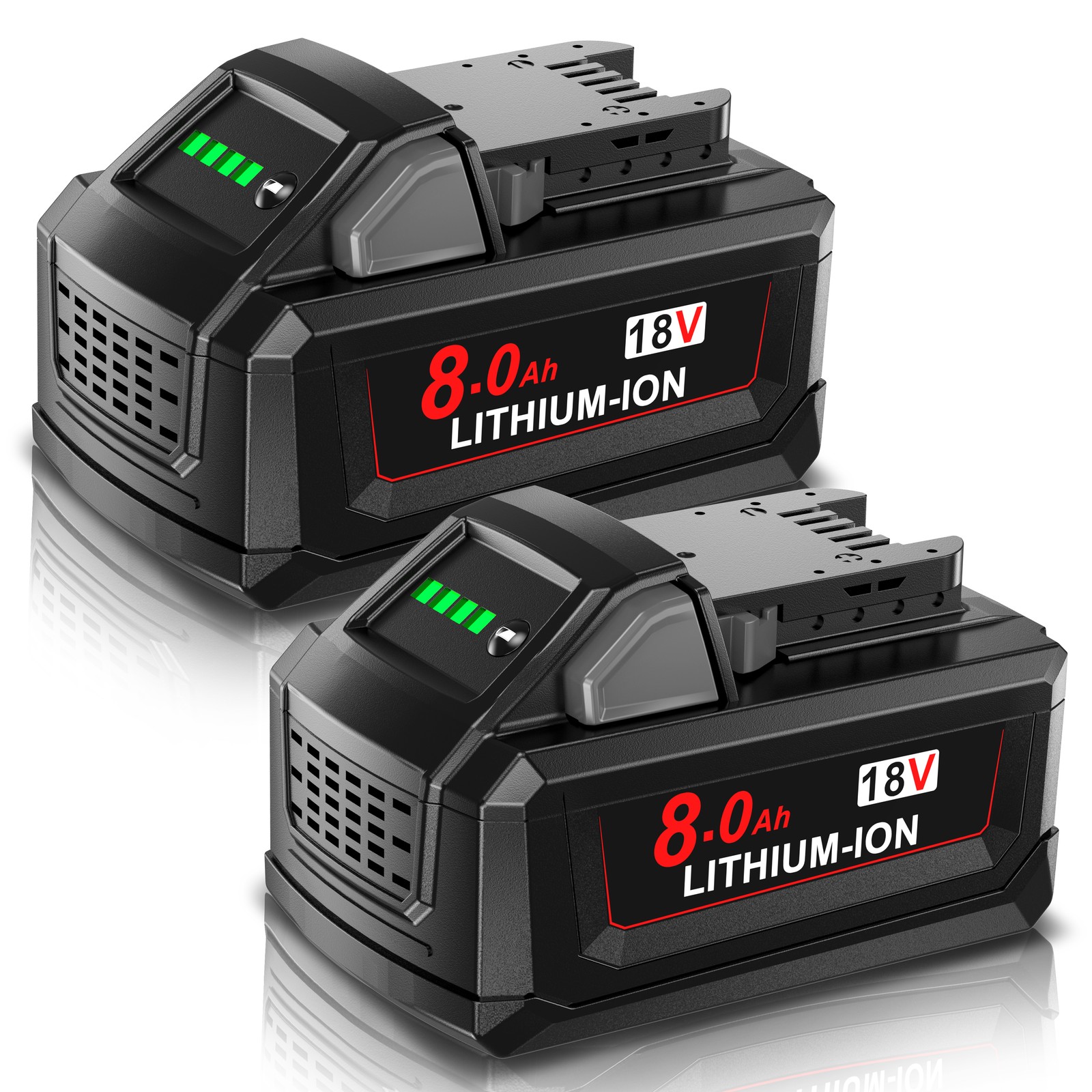 8.0AH Battery For Milwaukee For M18 Lithium Extended Capacity 48-11-1860 8000mAh