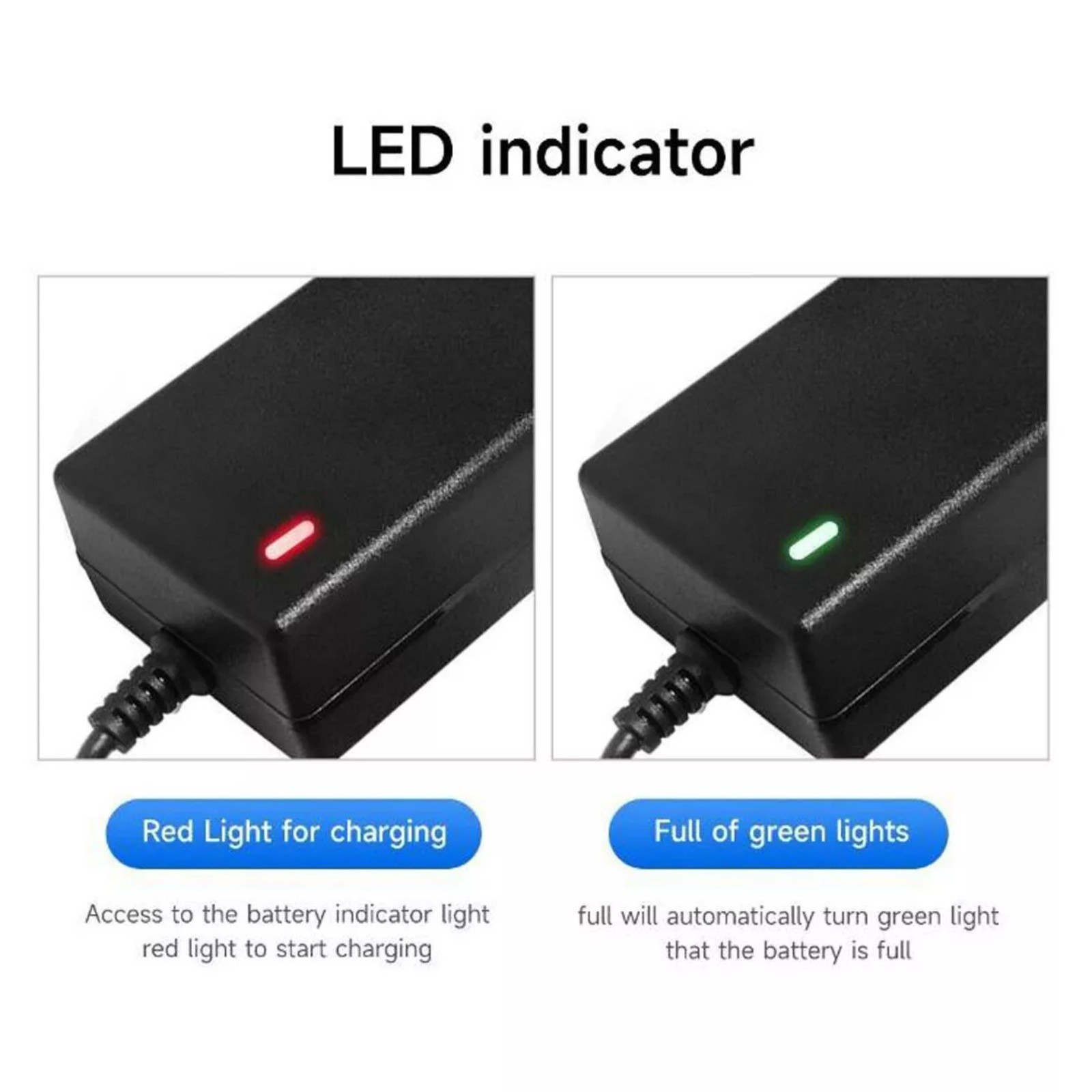 1PCS Universal Battery Charger 21V Output For Most 20V 21V Power Tools Battery