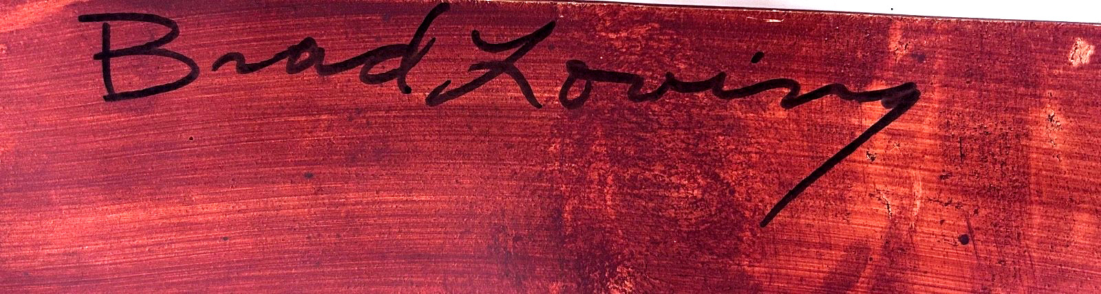 Brad Loving signed Terra cotta wall art