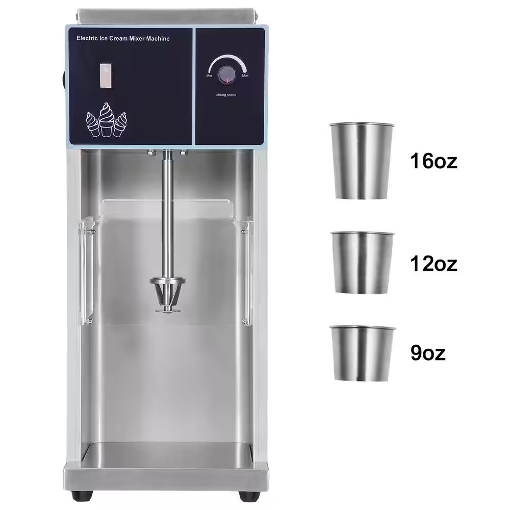 Ice Cream Blender, 400 W High-Speed Maker, 4200 RPM Mixer with Stepless Speed Ad
