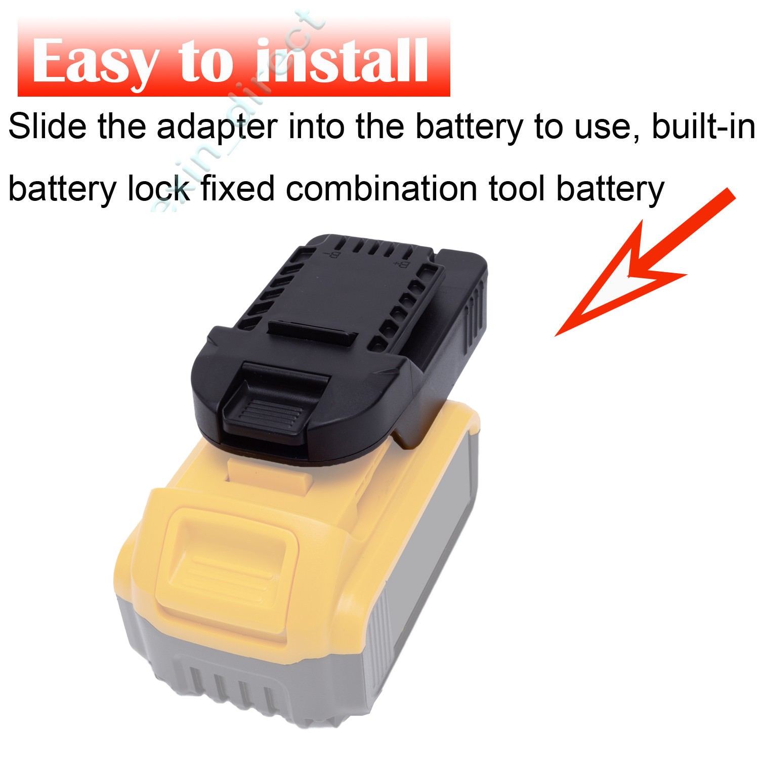 NEW Converter For Hercules 20V Battery Adapter to For Bauer 20V Cordless Tools