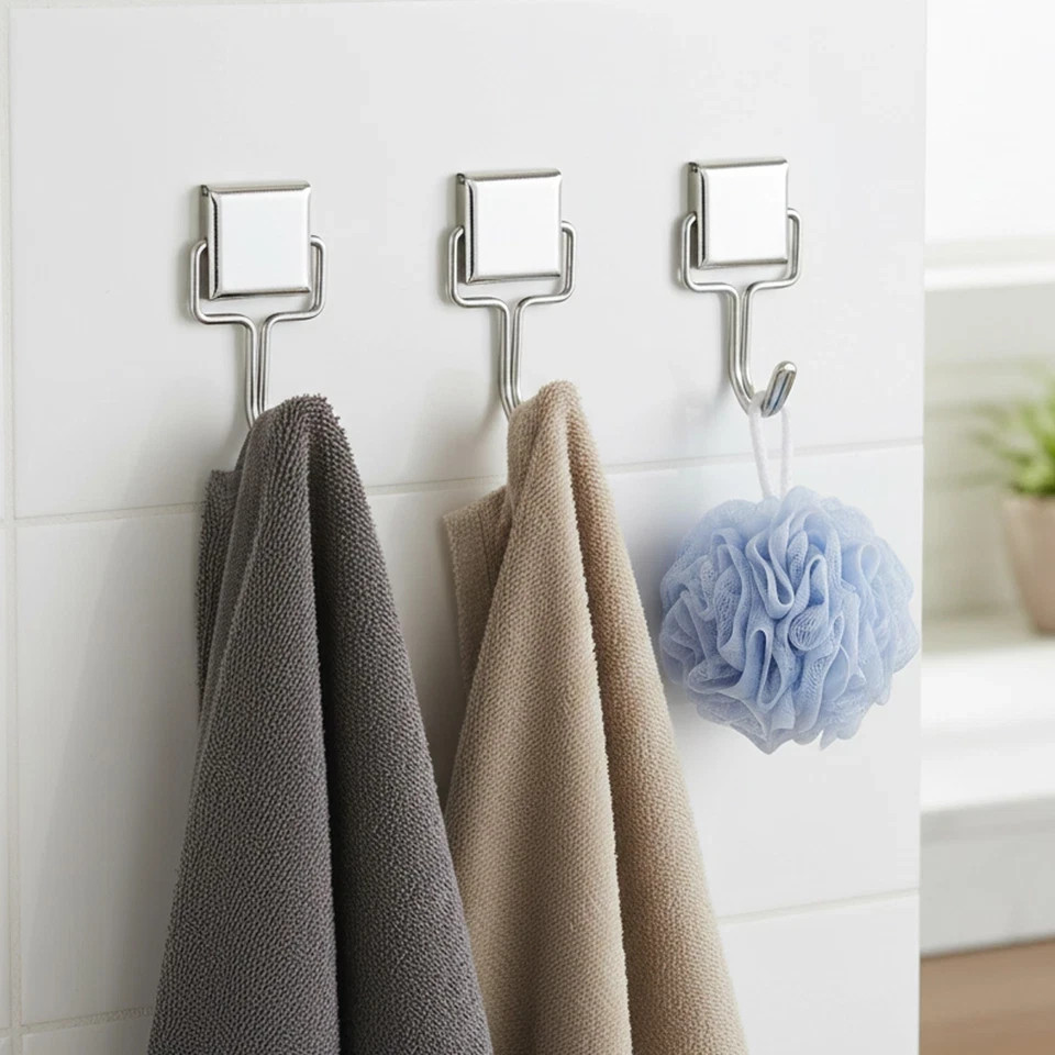 10/5/2 Pack Magnetic Hooks Heavy Duty, 10 lbs Strong Magnet Hooks – Multipurpose