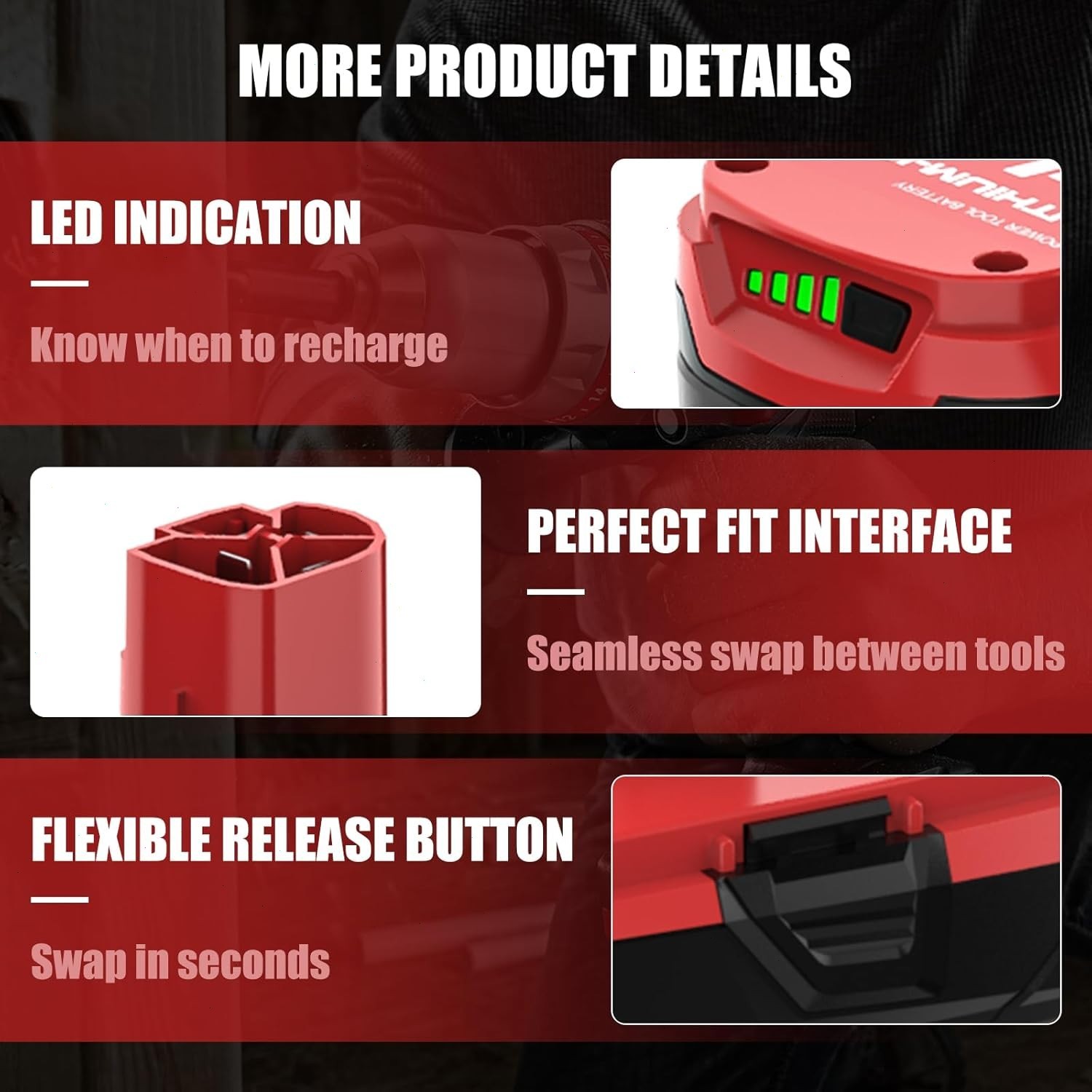 2pack 19.2 Volt XCP 8.0Ah Lithium Battery For Craftsman C3 Diehard PP2025 PP2030