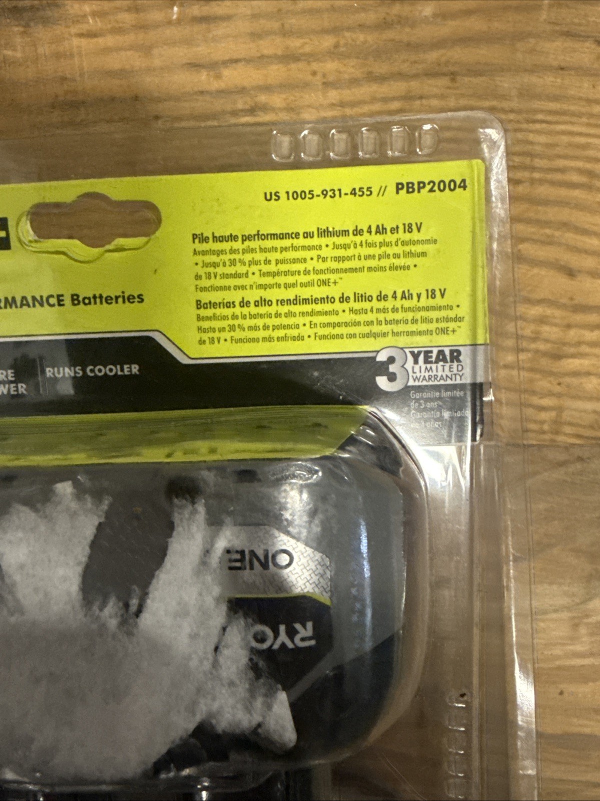RYOBI PBP2004 ONE+ HP 4.0 Ah 18V Battery 2-Pack – New