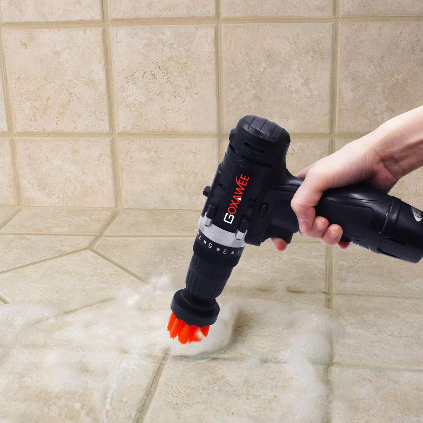 4PCS Drill Brush Set Power Scrubber Drill Attachments Carpet Tile Grout Cleaning