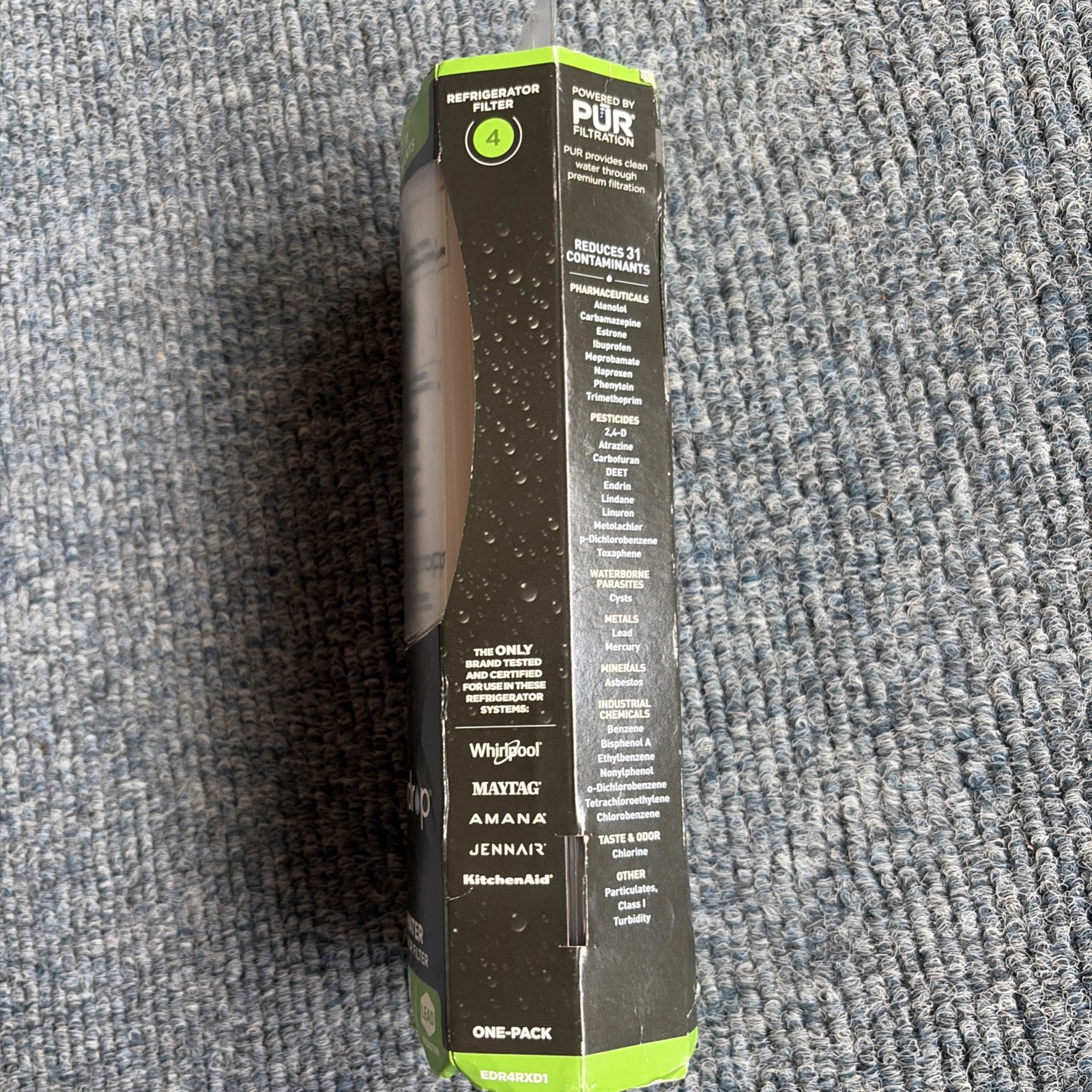 EveryDrop Water Filter 4 EDR4RXD1 Fridge Ice 6-Month, New Sealed