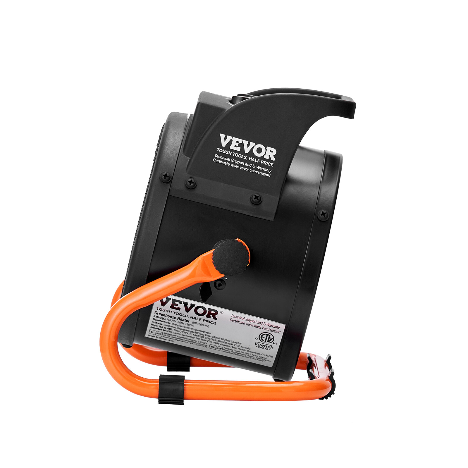 VEVOR 1500W Greenhouse Heater Thermostat PTC Fast Heating Overheat Protection
