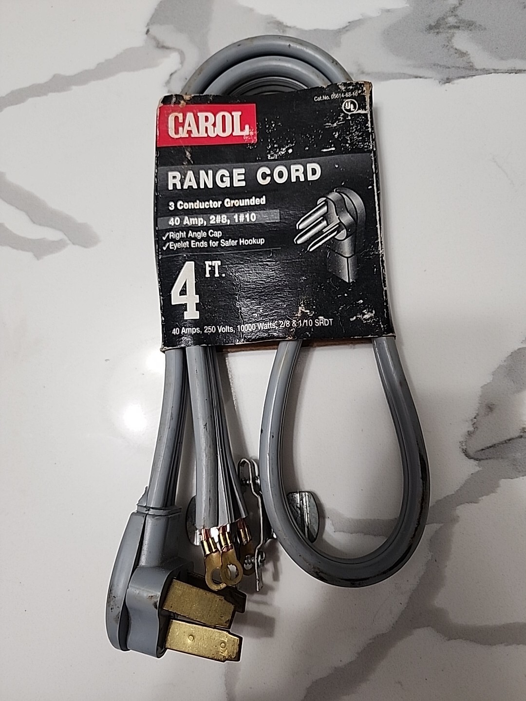 New CAROL 4ft. RANGE CORD 40 Amps 250 Volts 10000 Watts