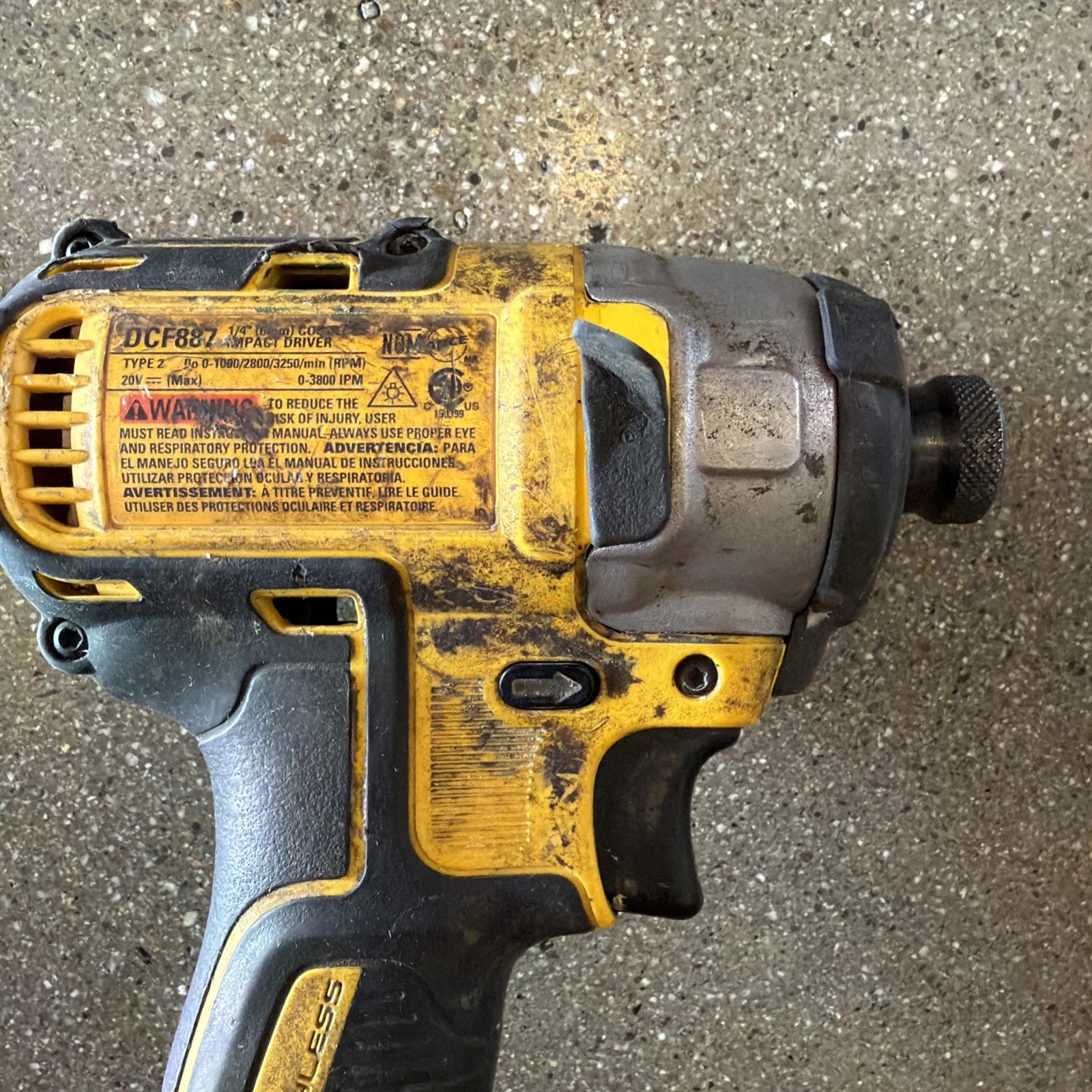 DeWalt DCF885 20V MAX Cordless Impact Driver 1/4” Tool Only