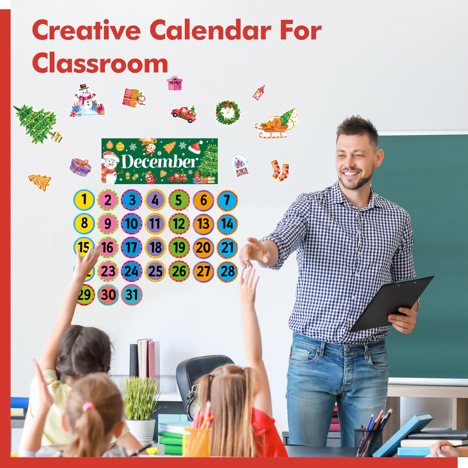 112 PCS Holiday Monthly Headliners, 12 Months of The Year Multi Color