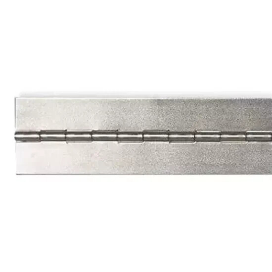 Weldable Piano Hinge 3″ x 72 Inch No Holes Steel Finish 0.09″ Continuous NEW