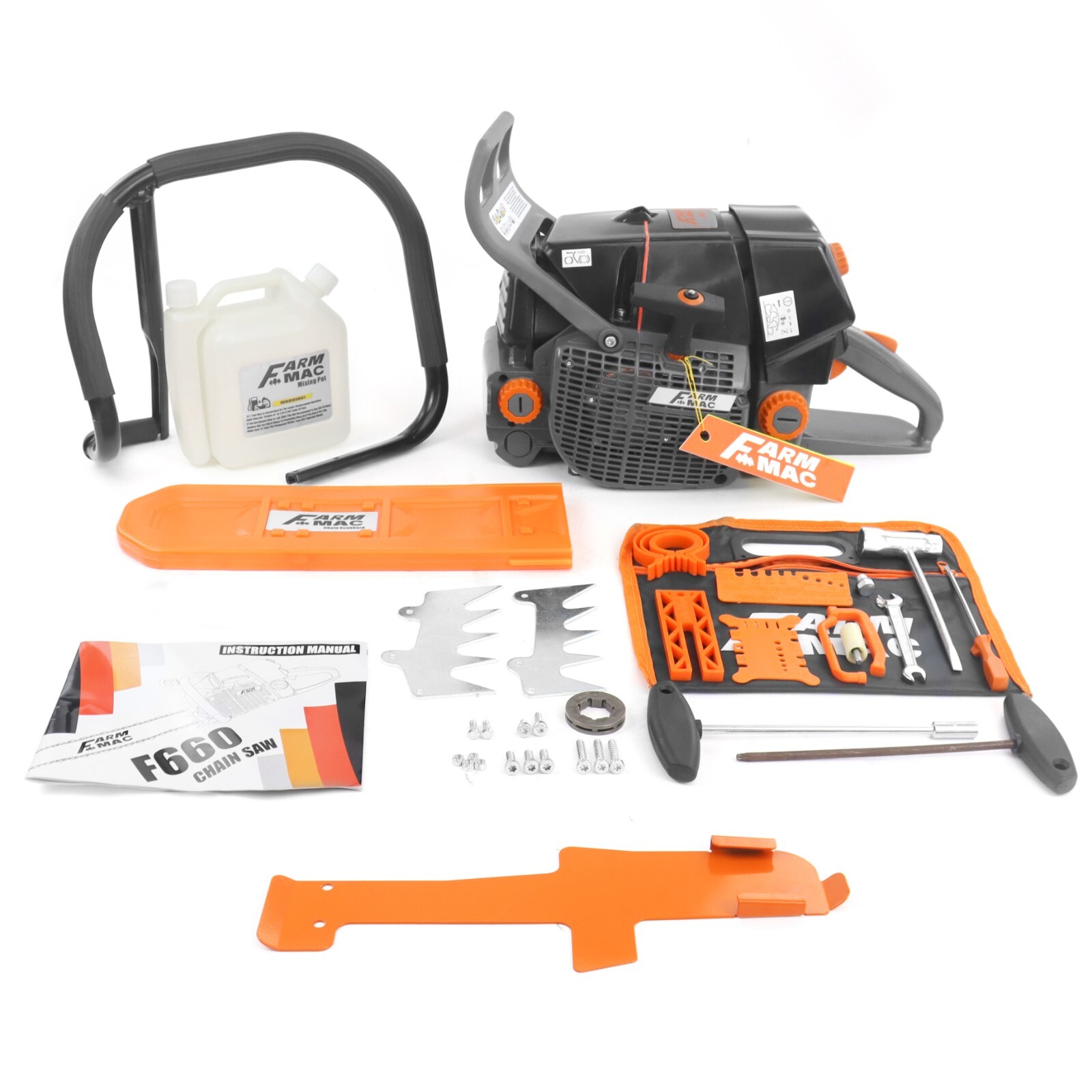 92cc Pro Gas Chainsaw with 42” Bar Chain Compatible with MS660 For Milling Tree