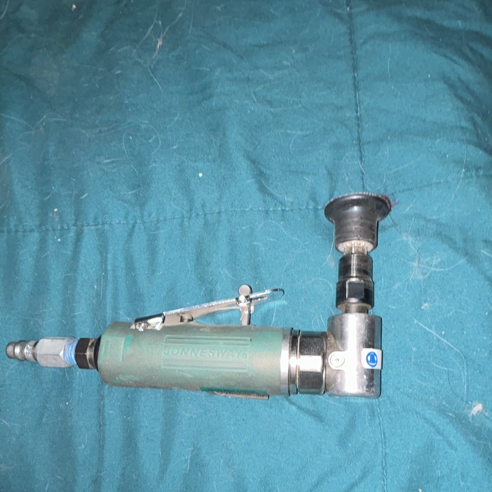 JONNESWAY Pneumatic Angle Die Grinder Rotary/Circular Action, Green