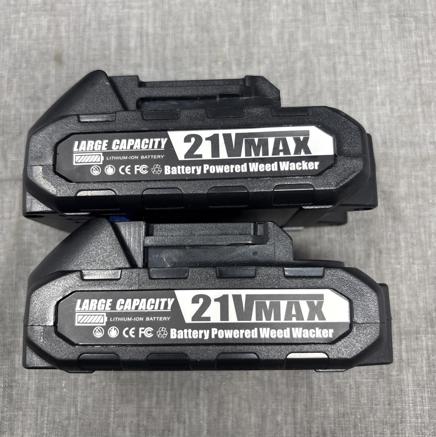 2-Pack Power Share 21V 2.0 Ah Battery Li-ion – Large Capacity