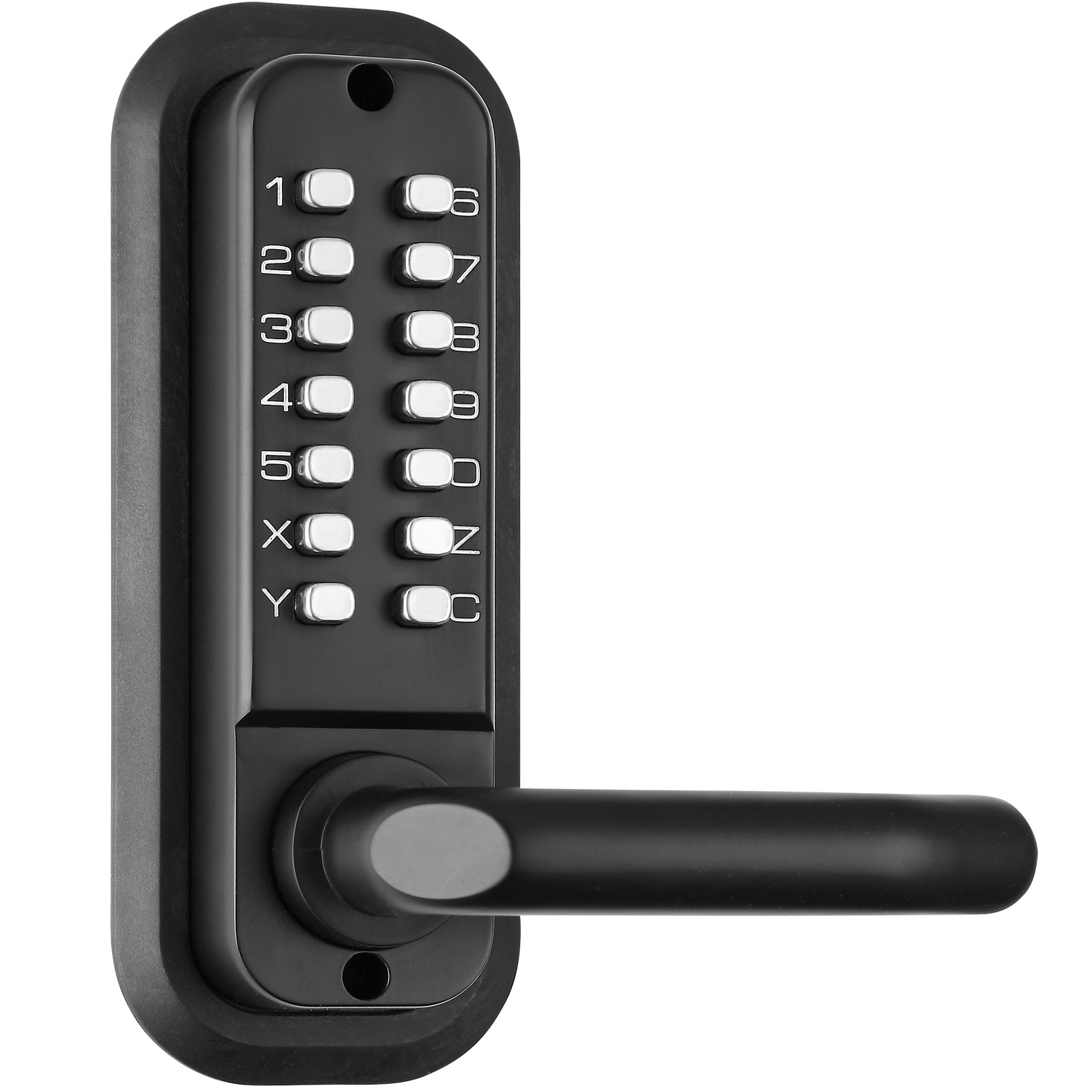VEVOR Mechanical Keyless Entry Door Lock 14 Digit Keypad Double-sided Embedded