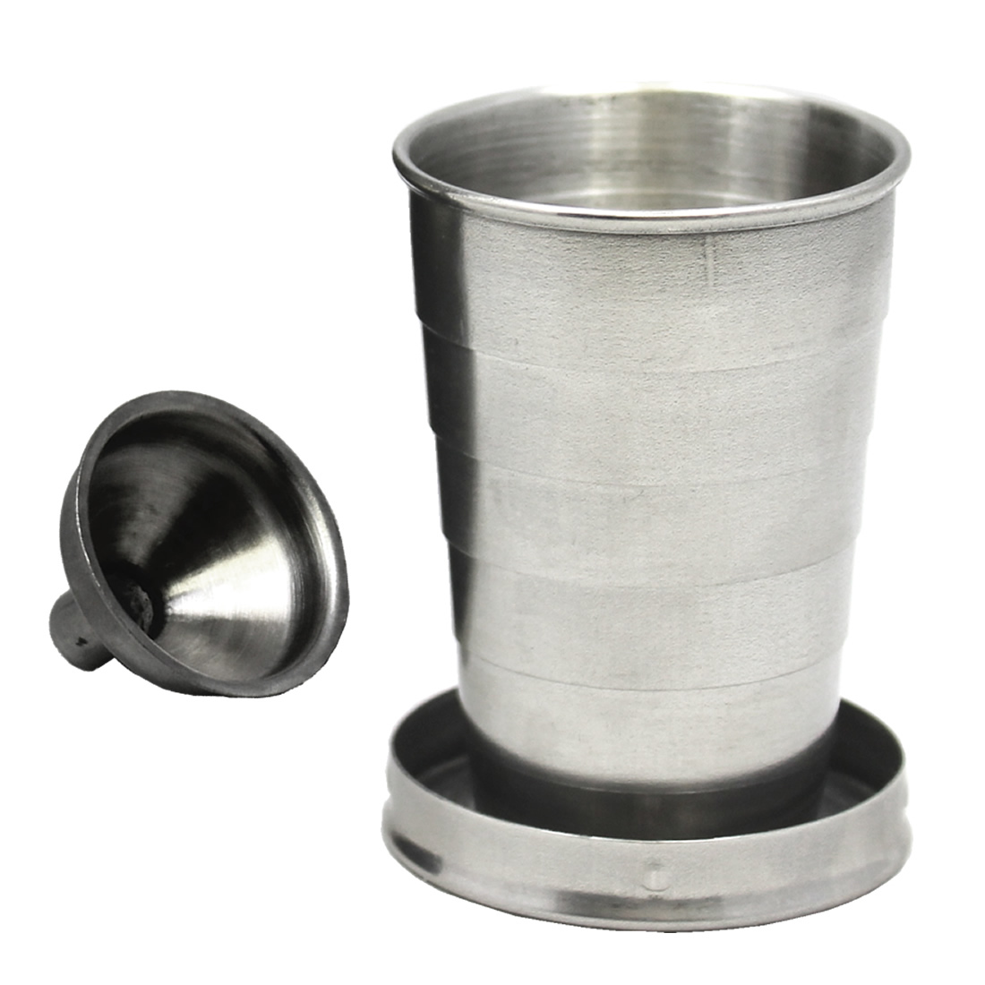 Stainless Steel Leather Portable Flagon Liquor Hip Flask Hip Flask 8 oz w/Funnel