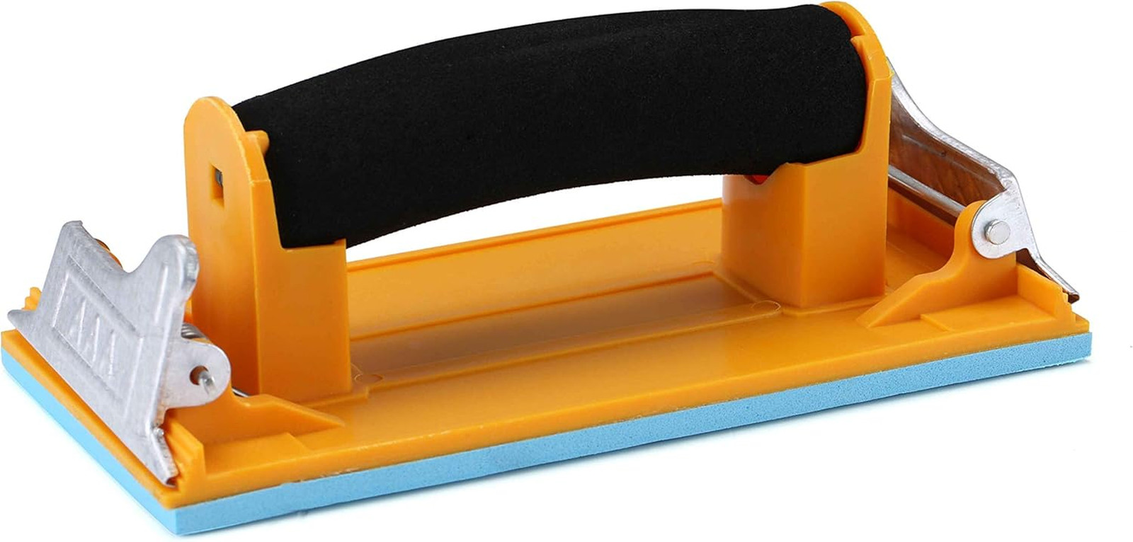 Hand Sander Sponge Grip For 9″ x 3.6″ Sandpaper Drywall Wood Metal Clamp Holder