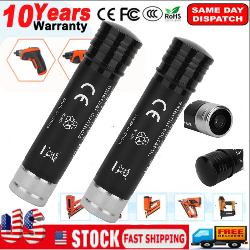 2Pack For Black Decker 3.6V 3600mAh Battery Versapak Gold VP100 VP105 VP110 US