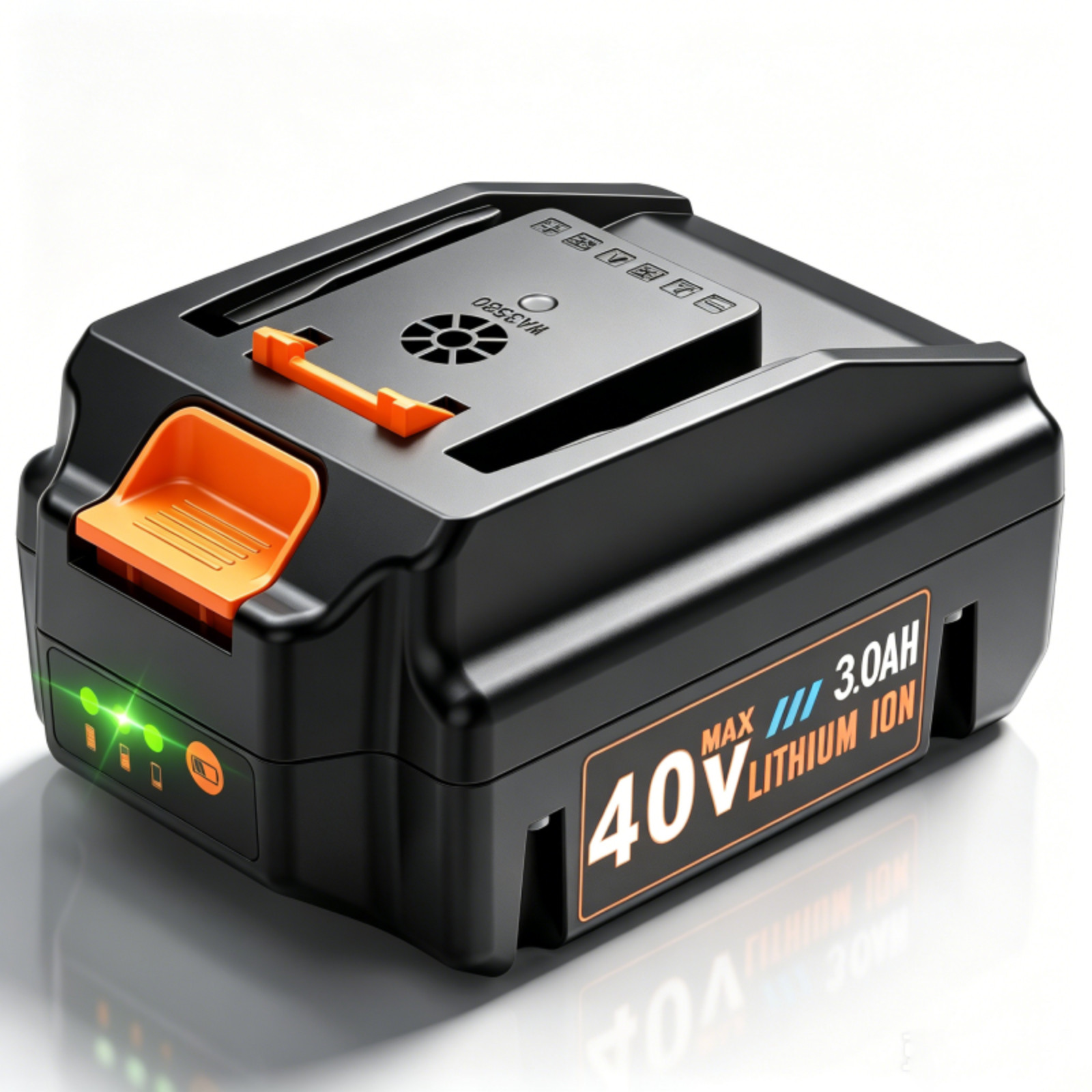 2Pack For WORX 40V MAX Extend Lithium Battery 40 Volt WA3580 WA3747 WA3877 WG580