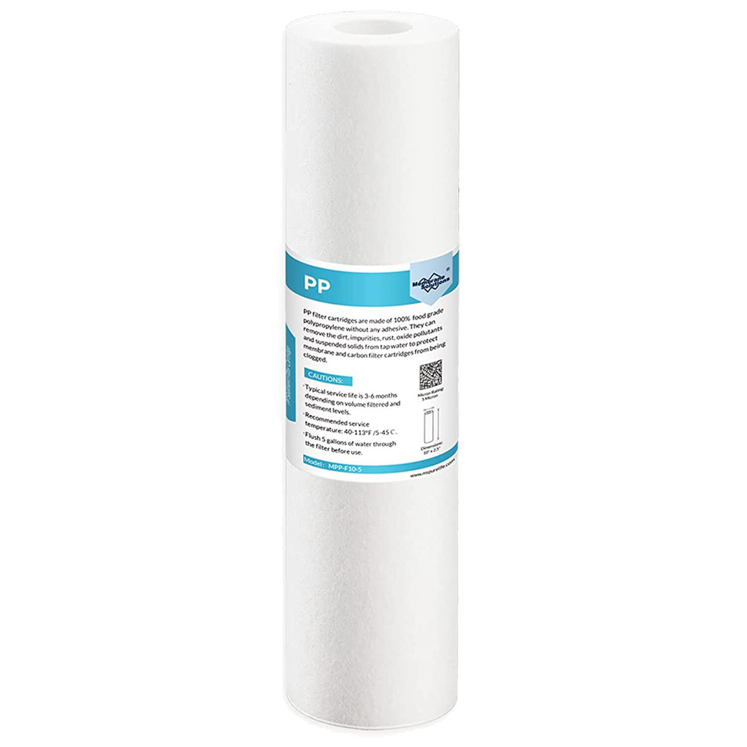 50 Pack 1/5/10/20/25/50 Micron 10″x2.5″ Sediment Water Filter Whole House System