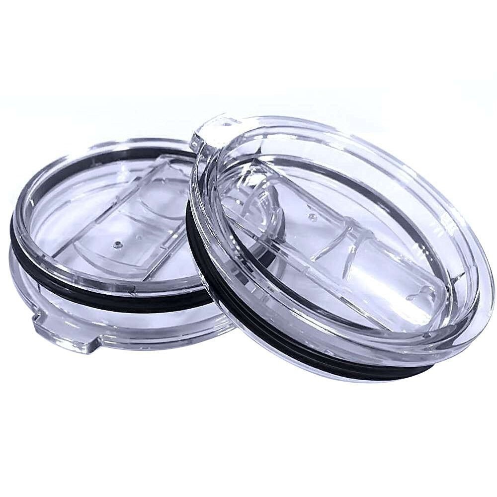 2 Replacement Lids for Stainless Steel Tumbler Travel Cup – Fits OF Inner dia…