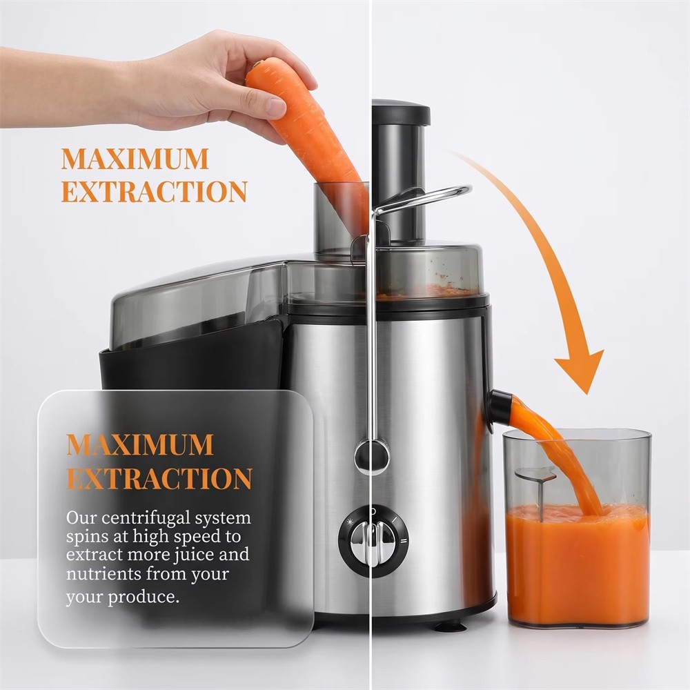 800W Electric Juicer Fruit Vegetable Blender Juice Extractor Machine 2 Speeds