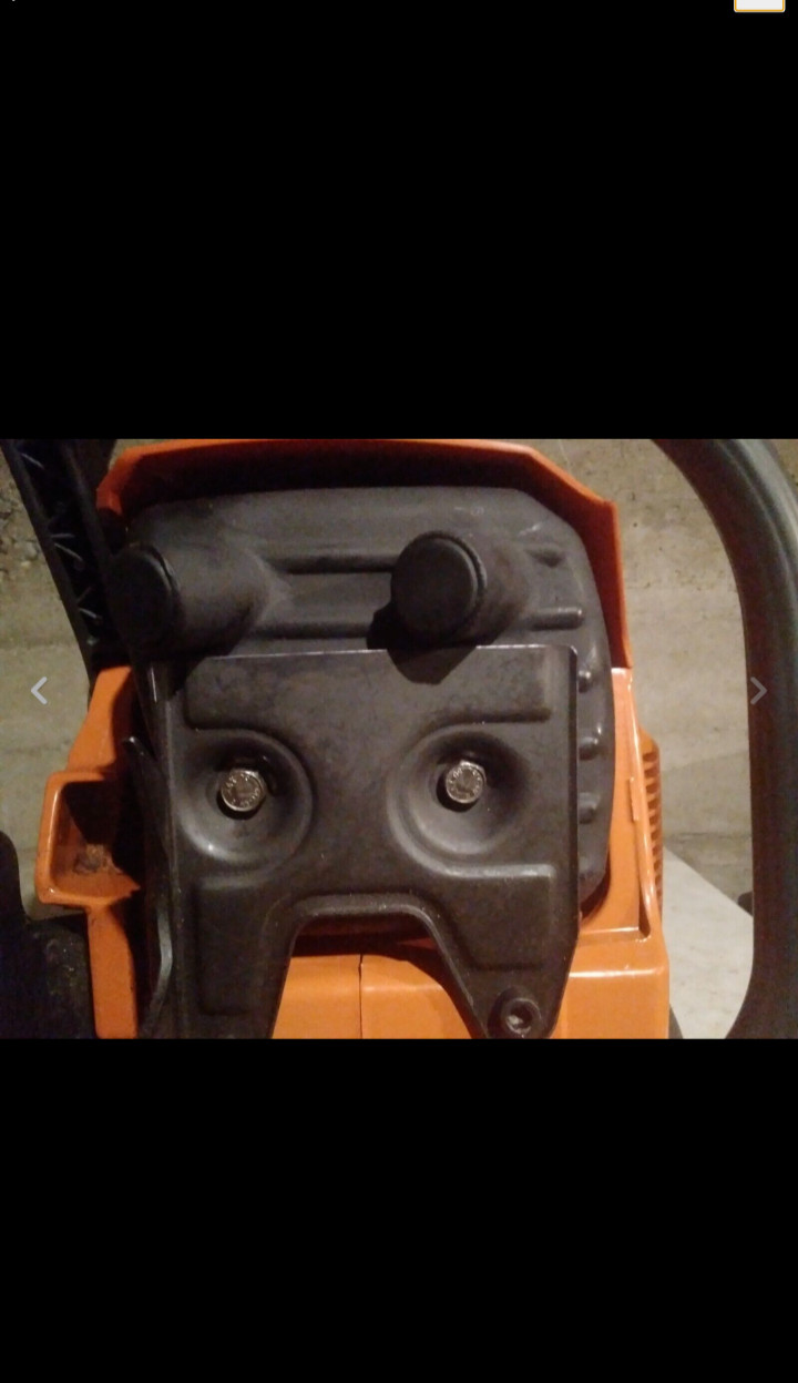 Dual port ( piped ) muffler for Husqvarna 3120XP. READ DESCRIPTION.
