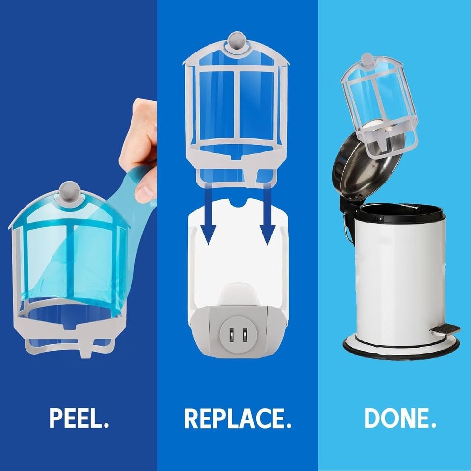 NEW 8 Count Pack Flying Insect Bug Trap Refill Cartridge Compatible with Zevo