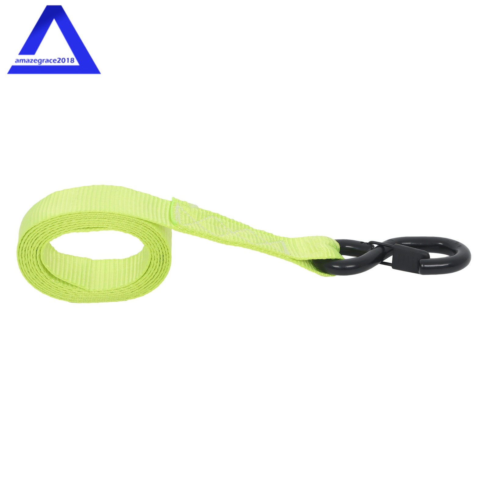 4Pack 1.6″ × 8 Feet Heavy Duty Tie Downs 5208Lbs Ratchet Straps W/ S Hook Green