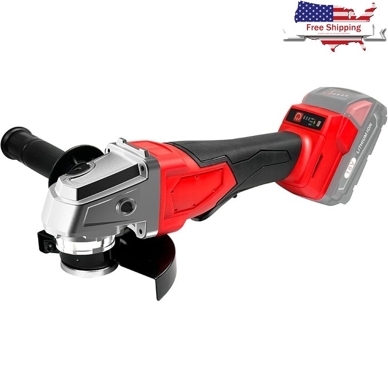 Cordless Angle Grinder 8000RPM Brushless Motor M18 Battery Compatible Safety New