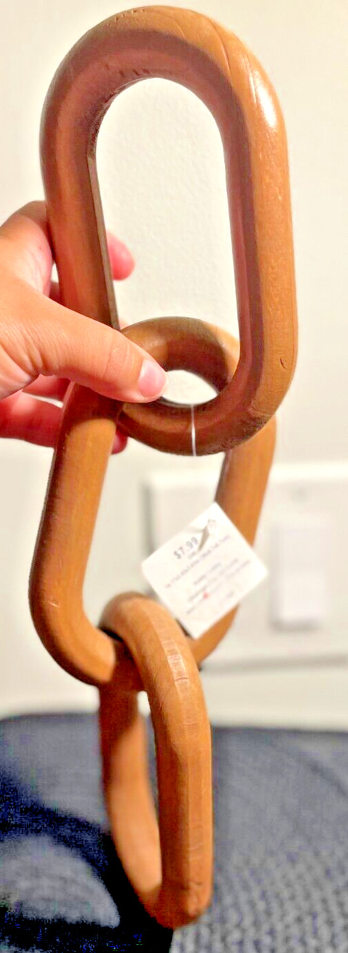Table Decor Beige/Coffee colored Knot 14.17×3.43×3.43 in.