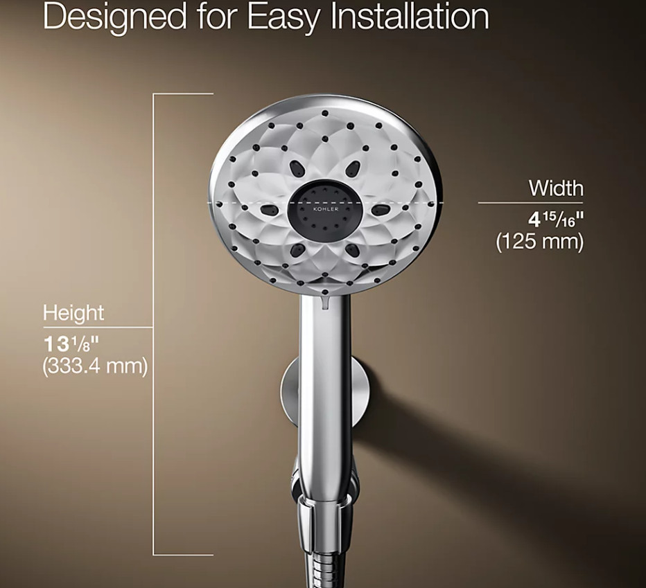 Kohler Rosewood Handheld Showerhead Brushed Nickel – New
