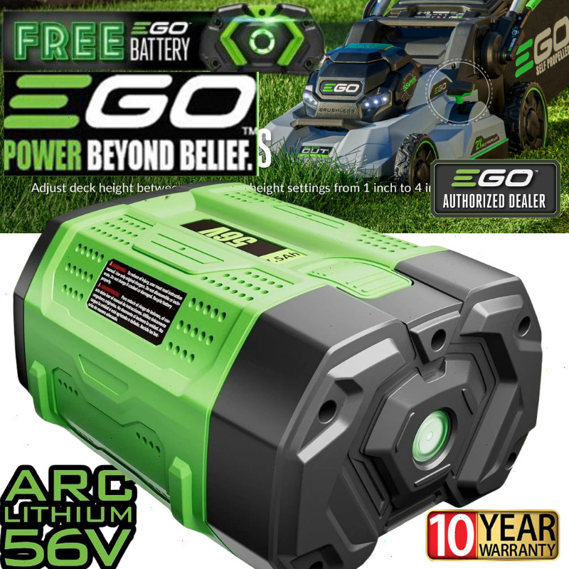 Genuine EGO POWER+ BA2800T 56V 7.5 Ah Lithium-ion Battery Upgrade Fuel Gauge