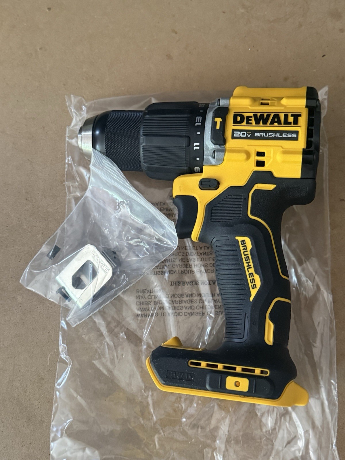 Dewalt DCD799 20V Max 1/2″ Atomic Brushless Hammer Drill Driver TOOL ONLY