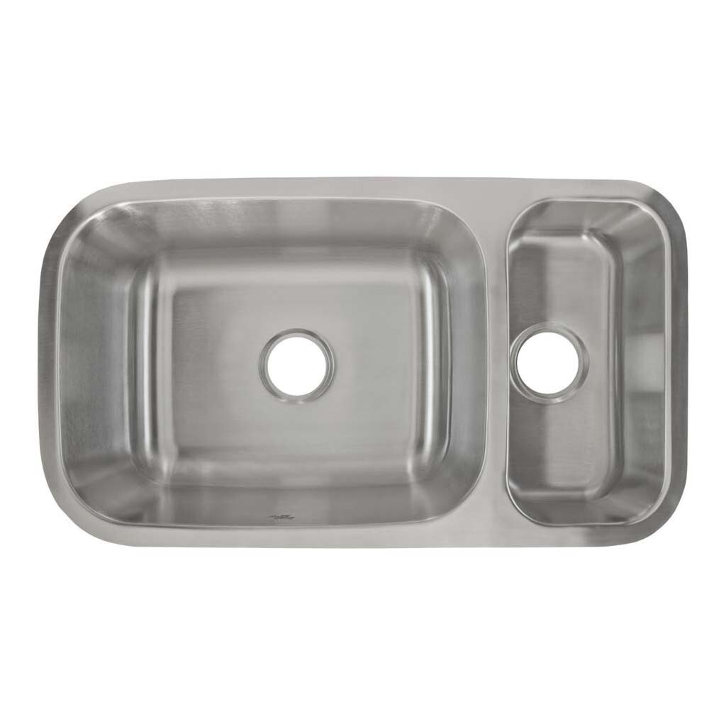Undermount Stainless Steel Double Basin Kitchen Sink 32 1/4 ” x 17 7/8″ x 9″