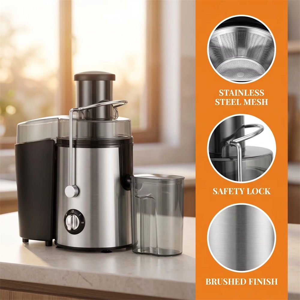 800W Electric Juicer Fruit Vegetable Blender Juice Extractor Machine 2 Speeds