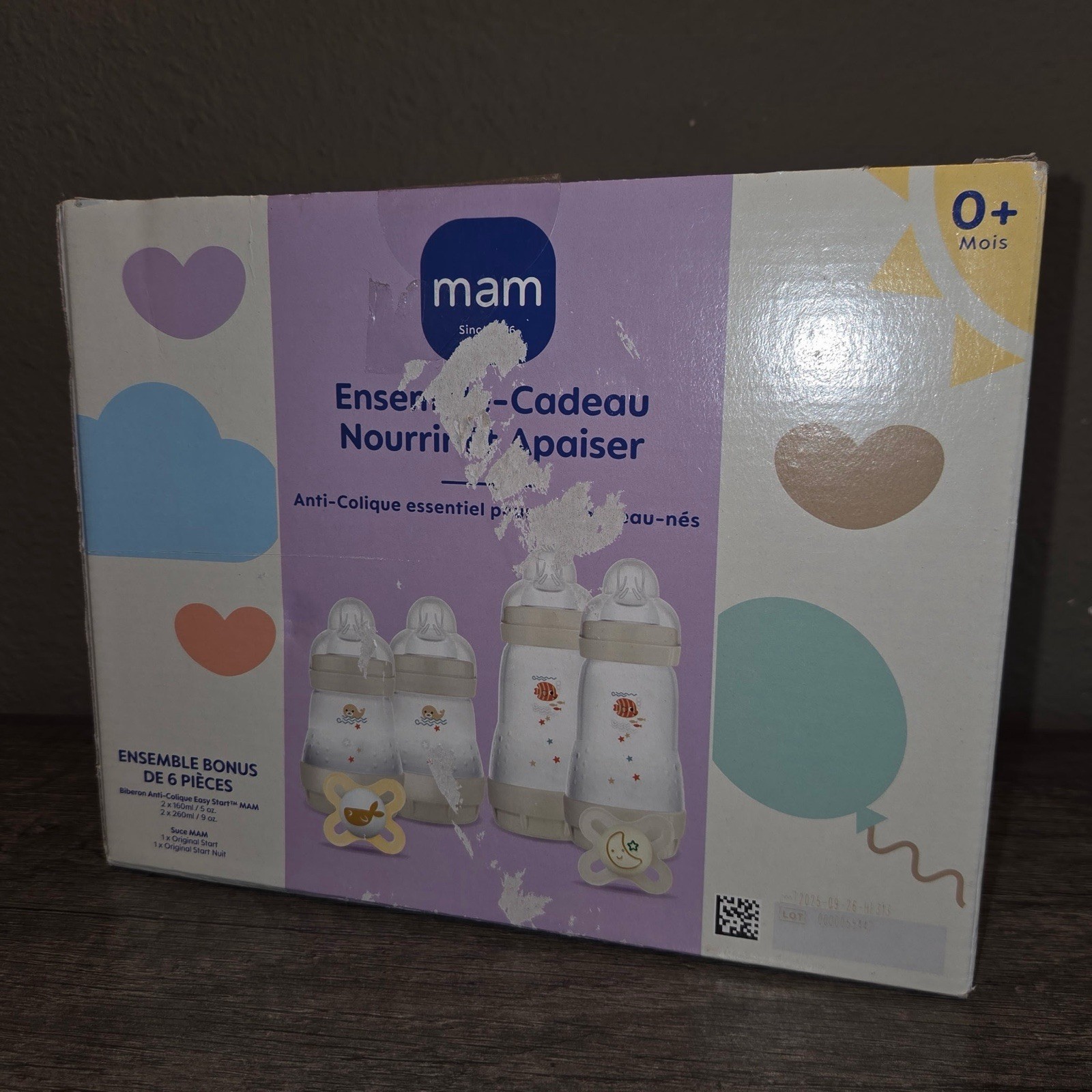 MAM Feed Soothe Feeding Set, Newborn Essentials Must Have for 0-3 Months,