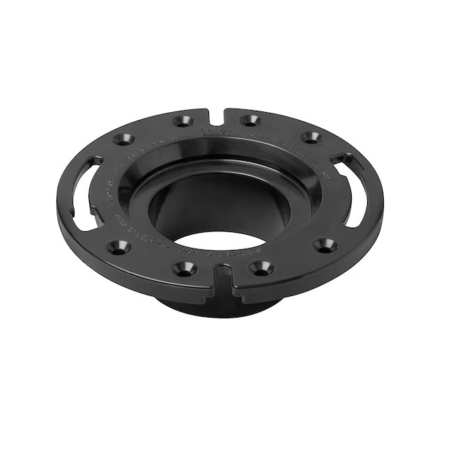 Oatey Fast Set 3.5-in Black ABS Toilet flange